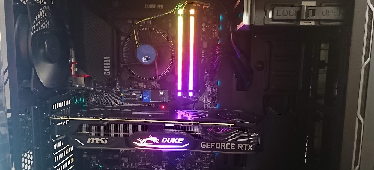exemple d'une tour de PC gaming